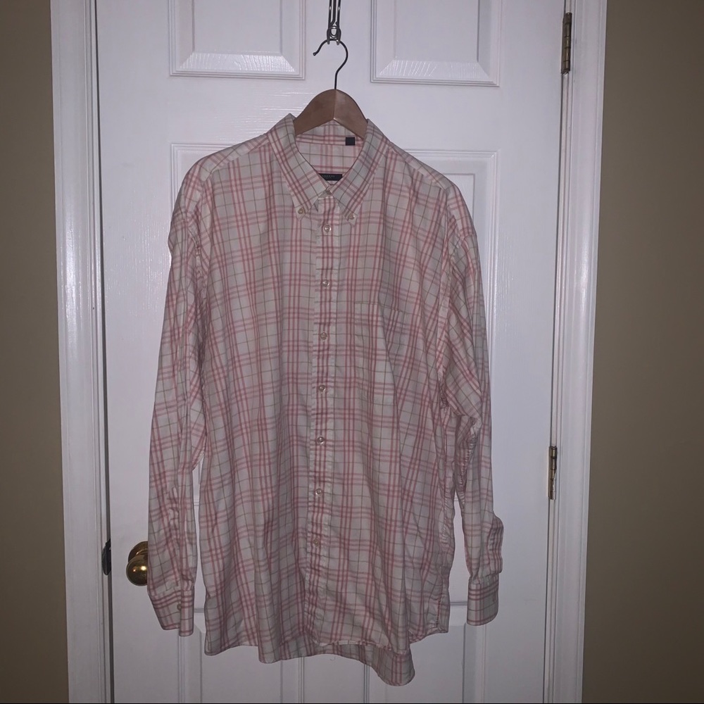 Burberry Brit Pink Plaid Button-Up - image 1
